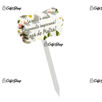 Casa de piatra, topper lemn, model a